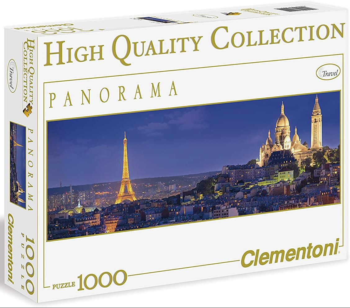 Clementoni High Quality Collection Soiree a Paris Panorama 1000 Piece Puzzle image 0